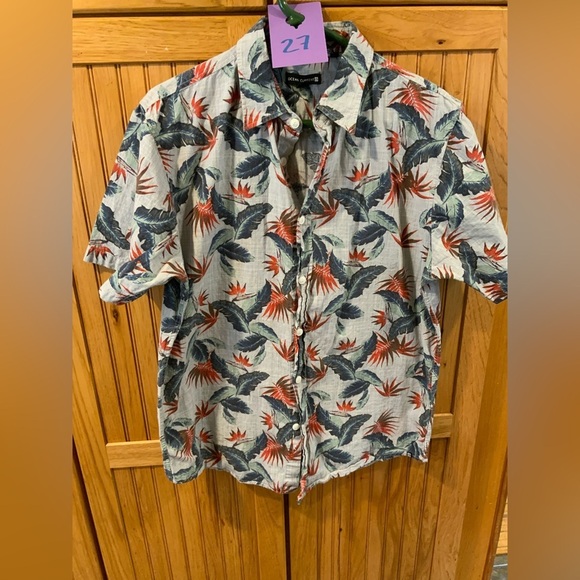 Ocean Current Other - Ocean Current Tropical Leaf Button-Up Shirt